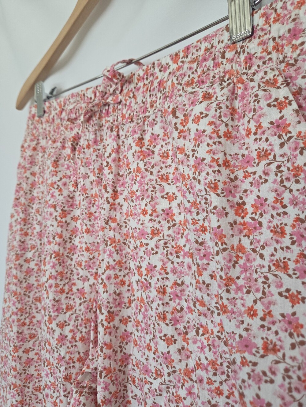 GAP Cottagecore Floral Cotton Wide Straight Leg Lounge Pants - Picture 2 of 14